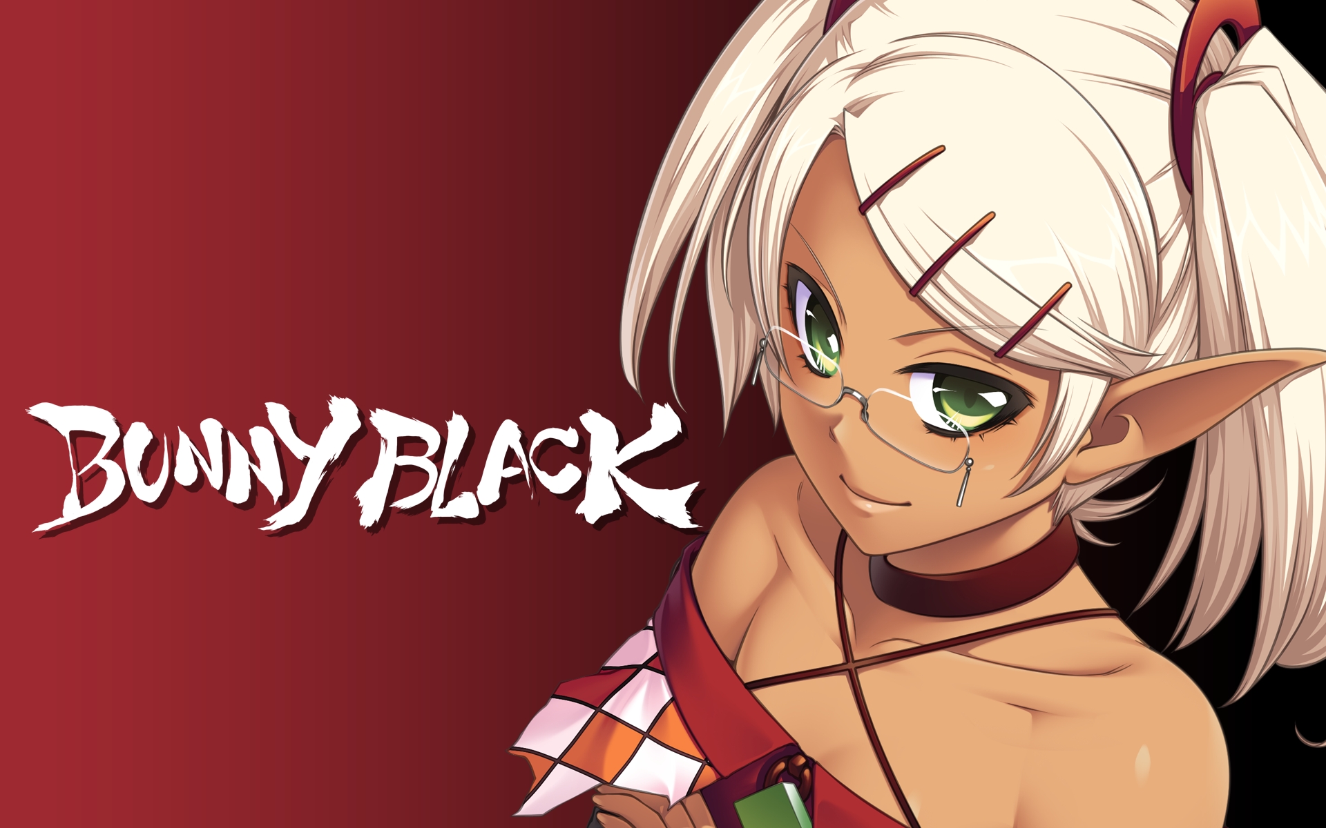Картинки Bunnyblack, девушка, блондинка, очки, ухо фото и обои на рабочий стол