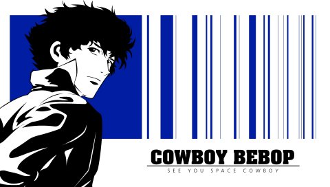 Ковбой bebop, spike spiegel, мальчик, брюнетка, взгляд