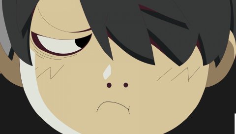 Bakemonogatari, araragi koyomi, лицо, удары, эмоции