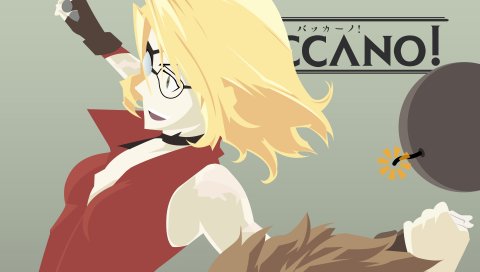 Baccano, красивый холисток, джакузи, девушка, блондинка, очки