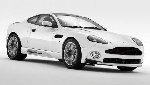 Mansory, aston martin, побеждает, 2005, белый, вид сбоку, стиль