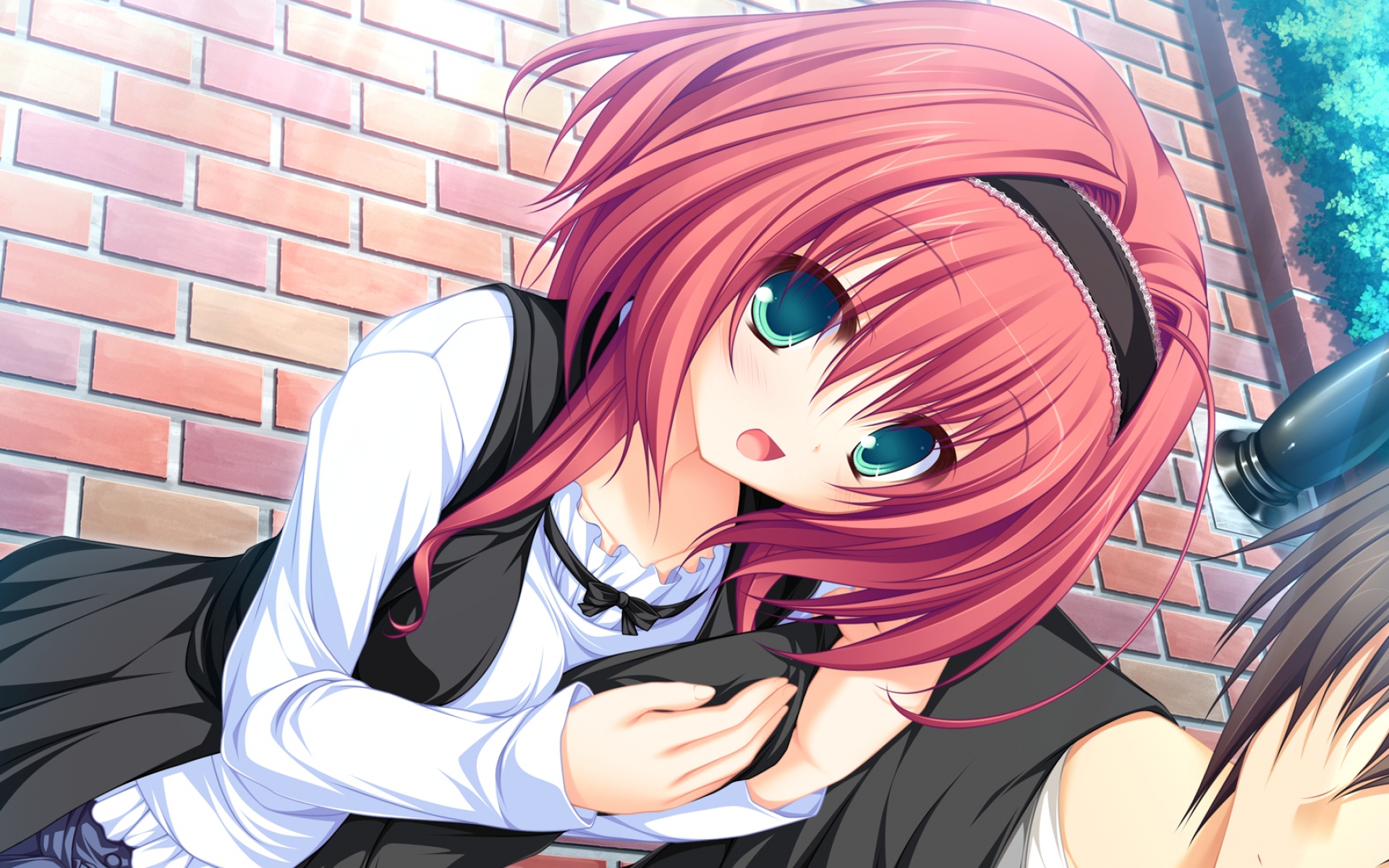 Картинки Mikagami mamizu, lunaris filia, hayama mai, девушка, взгляд, прогулка фото и обои на рабочий стол