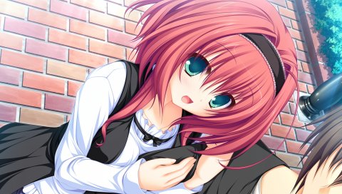Mikagami mamizu, lunaris filia, hayama mai, девушка, взгляд, прогулка