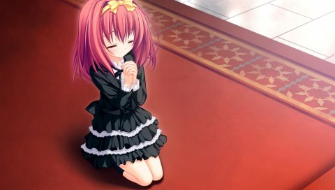 Mikagami mamizu, lunaris filia, hayama mai, платье, глаза закрыты, ребенок