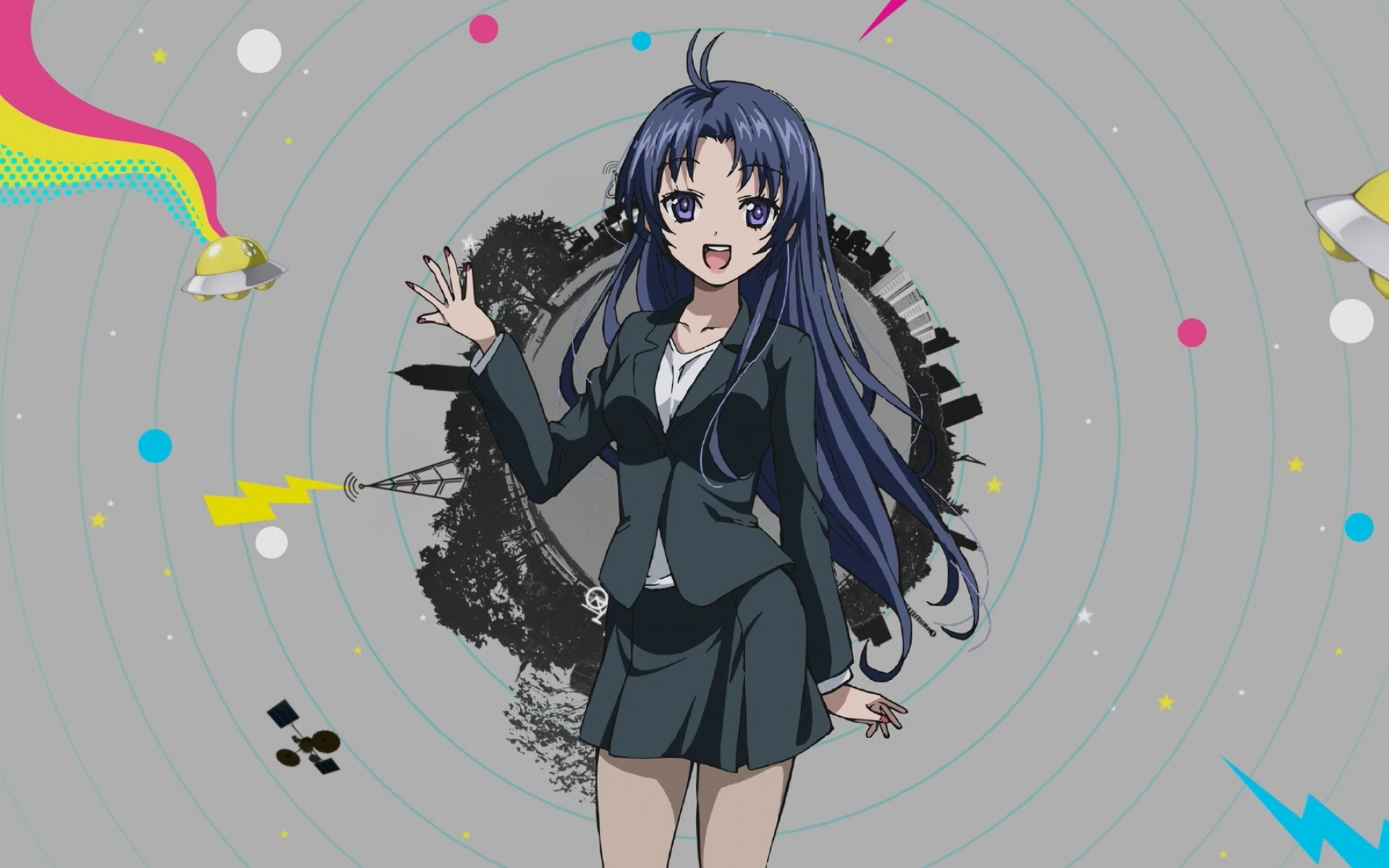 Картинки Denpa onna to seishun otoko, touwa meme, девушка, жест, эмоция, фон фото и обои на рабочий стол