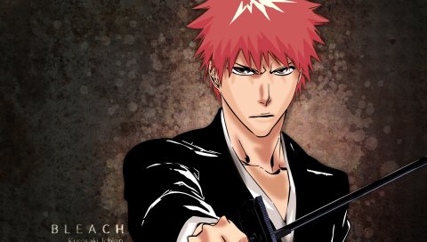 Ichihimemania, bleach, kurosaki ichigo, мальчик, меч