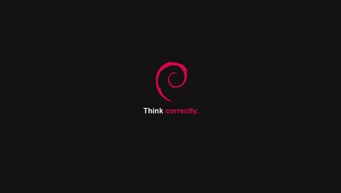 Debian, os, красный, белый