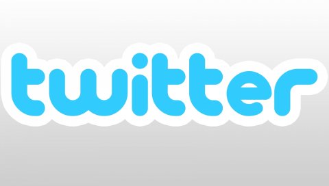 Твиттер, логотип, микроблог, синий