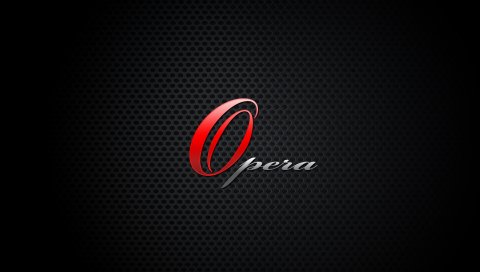 Опера, браузер, красный, черный, серый