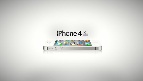 Iphone 4, белый, pda, яблоко