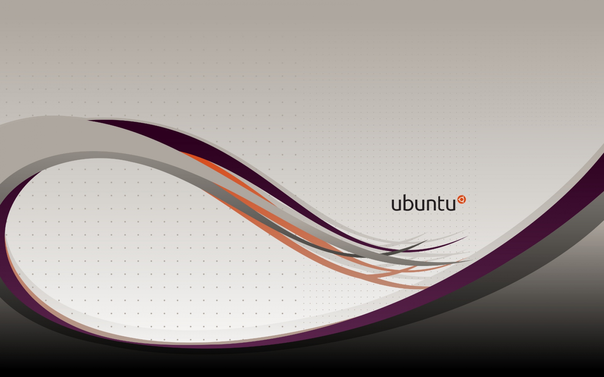 Картинки Ubuntu, os, lines, abstract, orange, grey фото и обои на рабочий стол