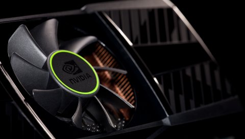 Nvidia, компания, vga, кулер, черный, зеленый