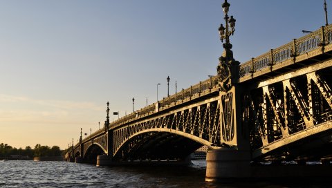 Мост, река, петербург