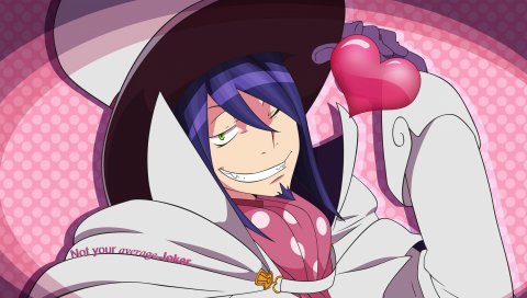 Ao no exorcist, pheles mephisto, человек, шляпа, сердце
