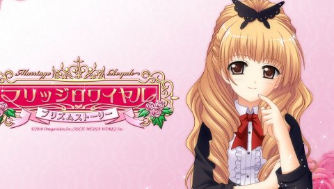 Nishimata aoi, блондин, жест, улыбка, сладкий