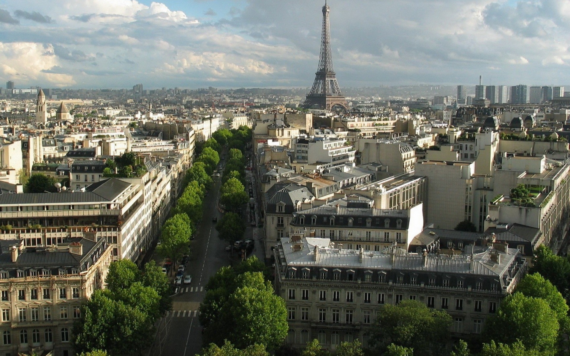 Картинки Эйфелева башня, Париж, Франция, пейзаж, городской пейзаж, архитектура фото и обои на рабочий стол