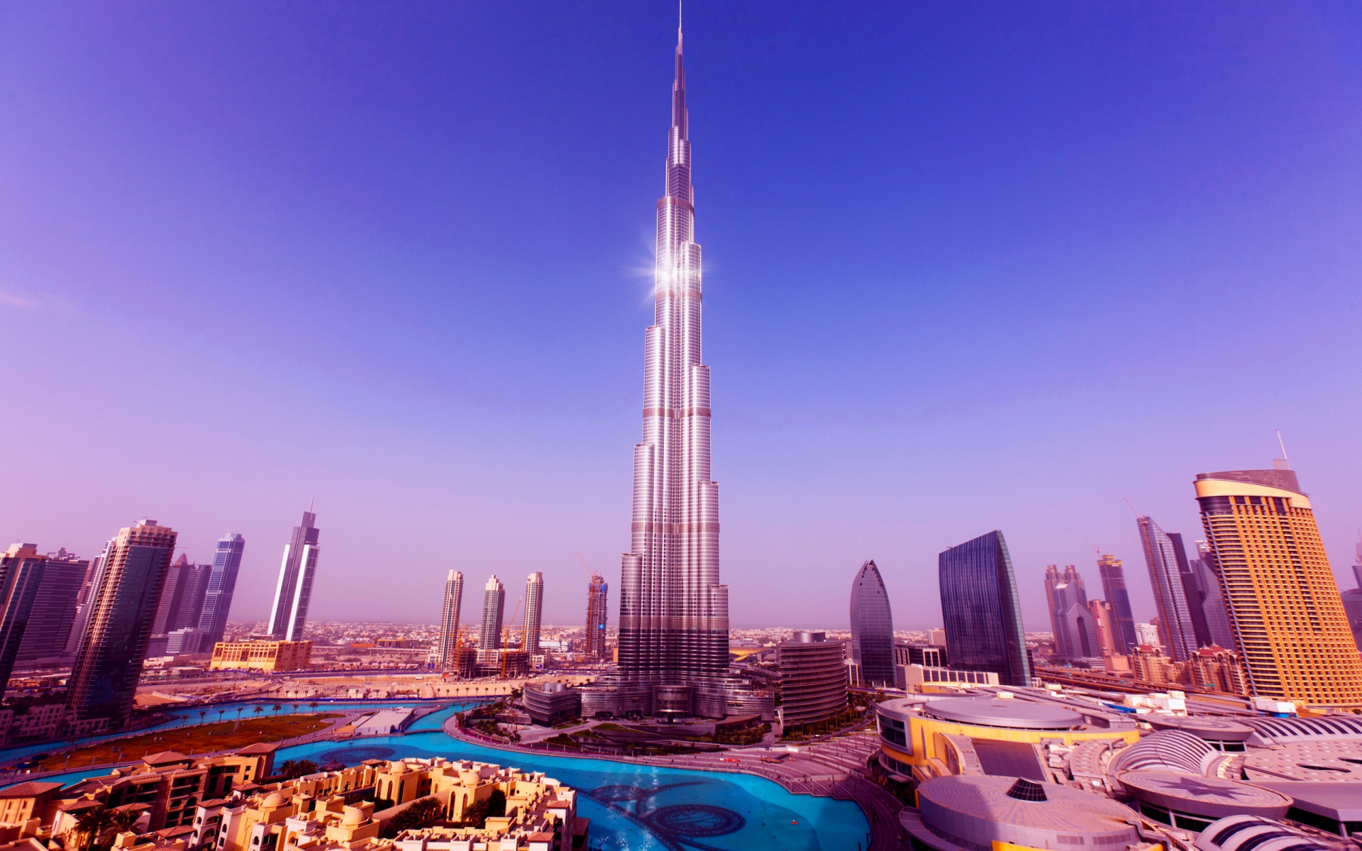 Картинки 163 этажа, 828 метров, башня, burj khalifa, город, дубай фото и обои на рабочий стол