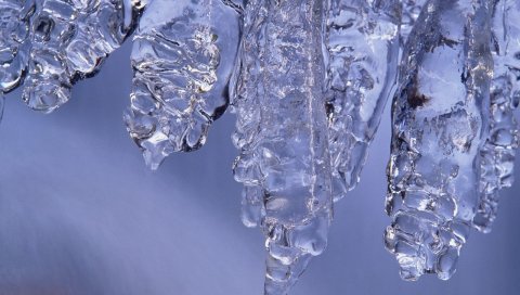 Лед, прозрачный, кристалл, чистый, форма
