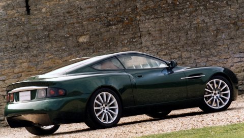 Aston martin, 1998, зеленый, вид сбоку, концепт-кар, авто