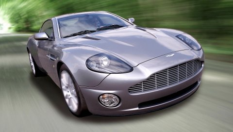 Aston martin, v12, победитель, 2001, сирень, вид спереди, автомобили, скорость