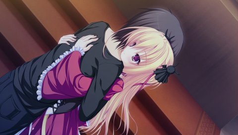 Mikagami mamizu, lunaris filia, sylvia luna infinitus, девушка, пары, объятия, нежность