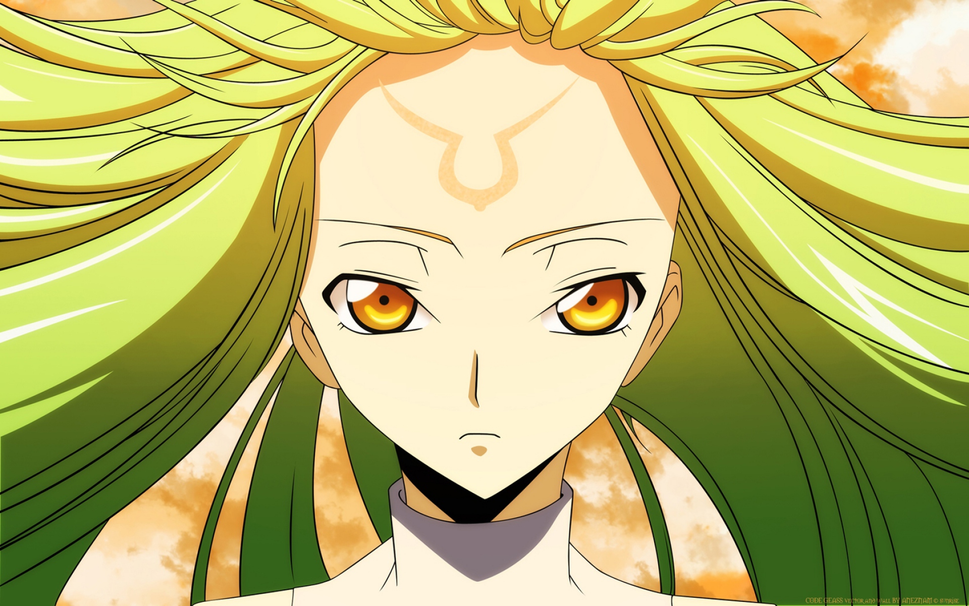 Картинки Код geass, cc, девушка, ветер, волосы фото и обои на рабочий стол