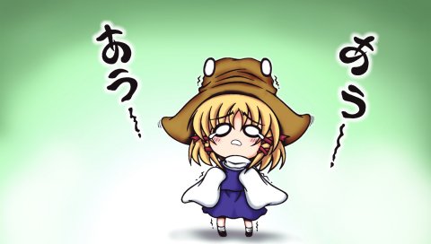 Touhou, аниме, девушка, шляпа