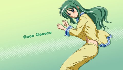 Hayate no gotoku, киджима саки, очки, поза, пижама
