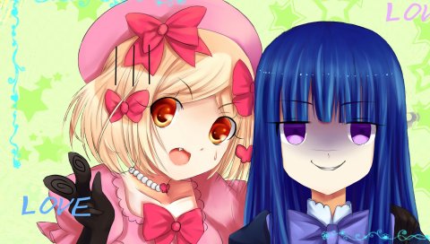Umineko no naku koro ni, frederica bernkastel, lambdadelta, девушка, чудо, радость
