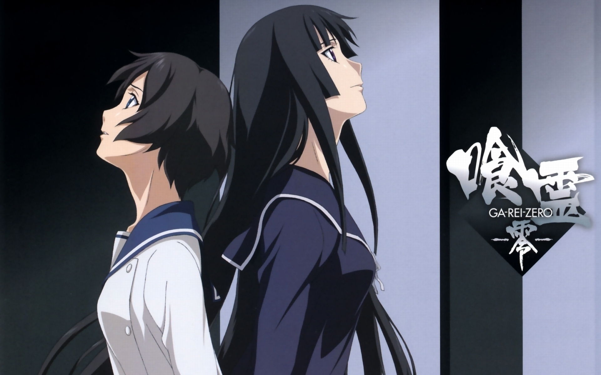 Картинки Ga-rei zero, isayama yomi, tsuchimiya kagura, девушки, брюнетки, поза фото и обои на рабочий стол