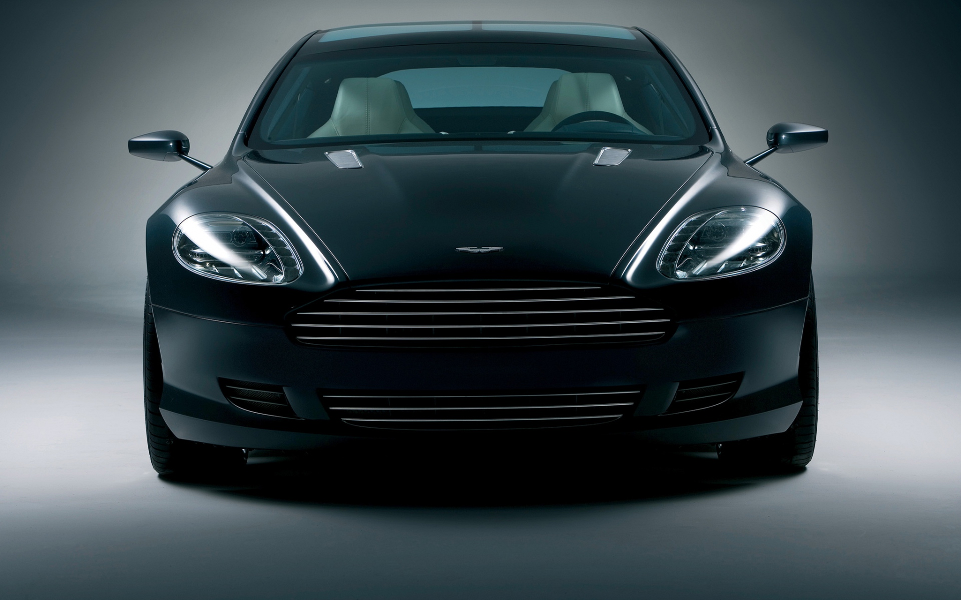 Картинки Aston martin, rapide, 2006, черный, вид спереди, концепт-кар, авто фото и обои на рабочий стол