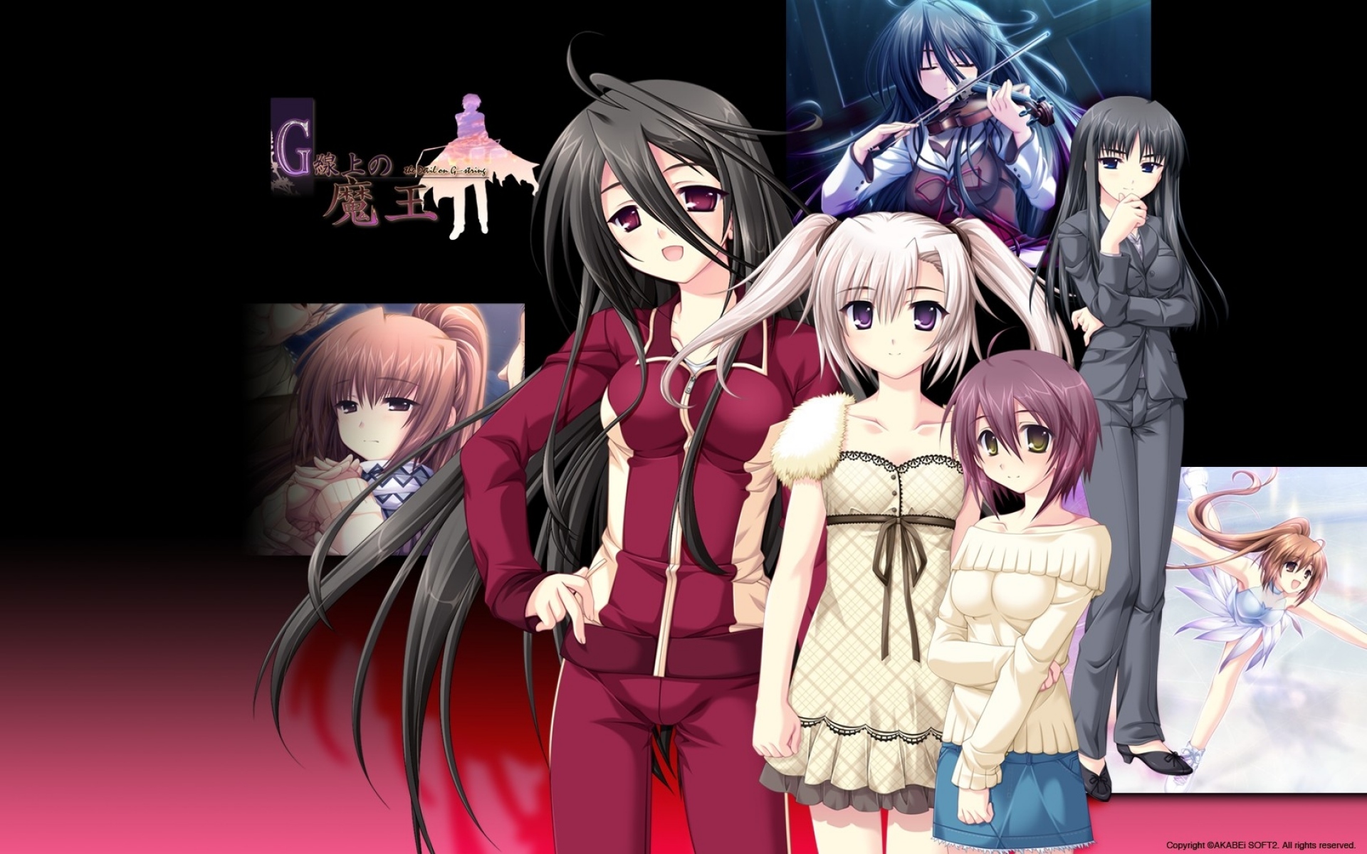 Картинки G senjou no maou, usami haru, miwa tsubaki, shiratori mizuha, asai kanon, tokita yuki, девушка, поза фото и обои на рабочий стол