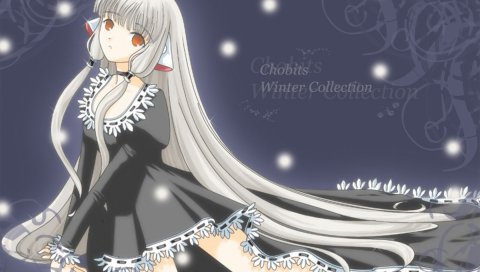 Chobits, chii, девушка, платье