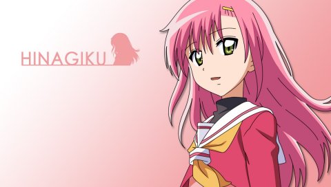 Hayate no gotoku, katsura hinagiku, девушка, розовый, волосы, булавка