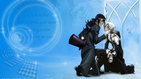Dgray-man, allen walker, человек, плащ, шляпа