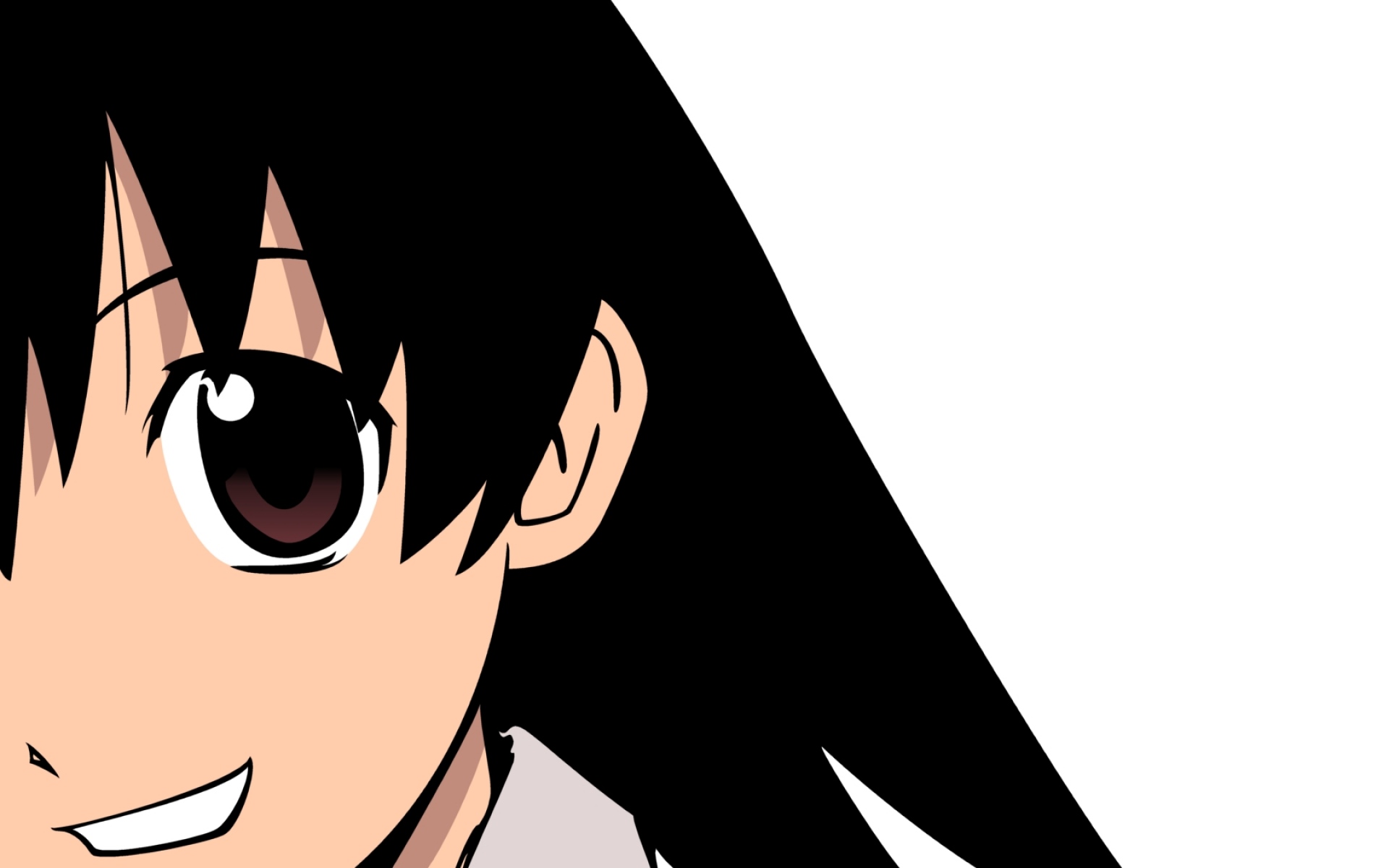 Картинки Azumanga daioh, takino tomo, девушка, брюнетка, челки фото и обои на рабочий стол
