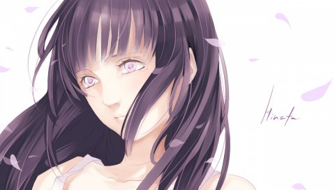 Tayuya, naruto, hyuuga hinata, девушка, надпись, лепестки, бахрома, ветер