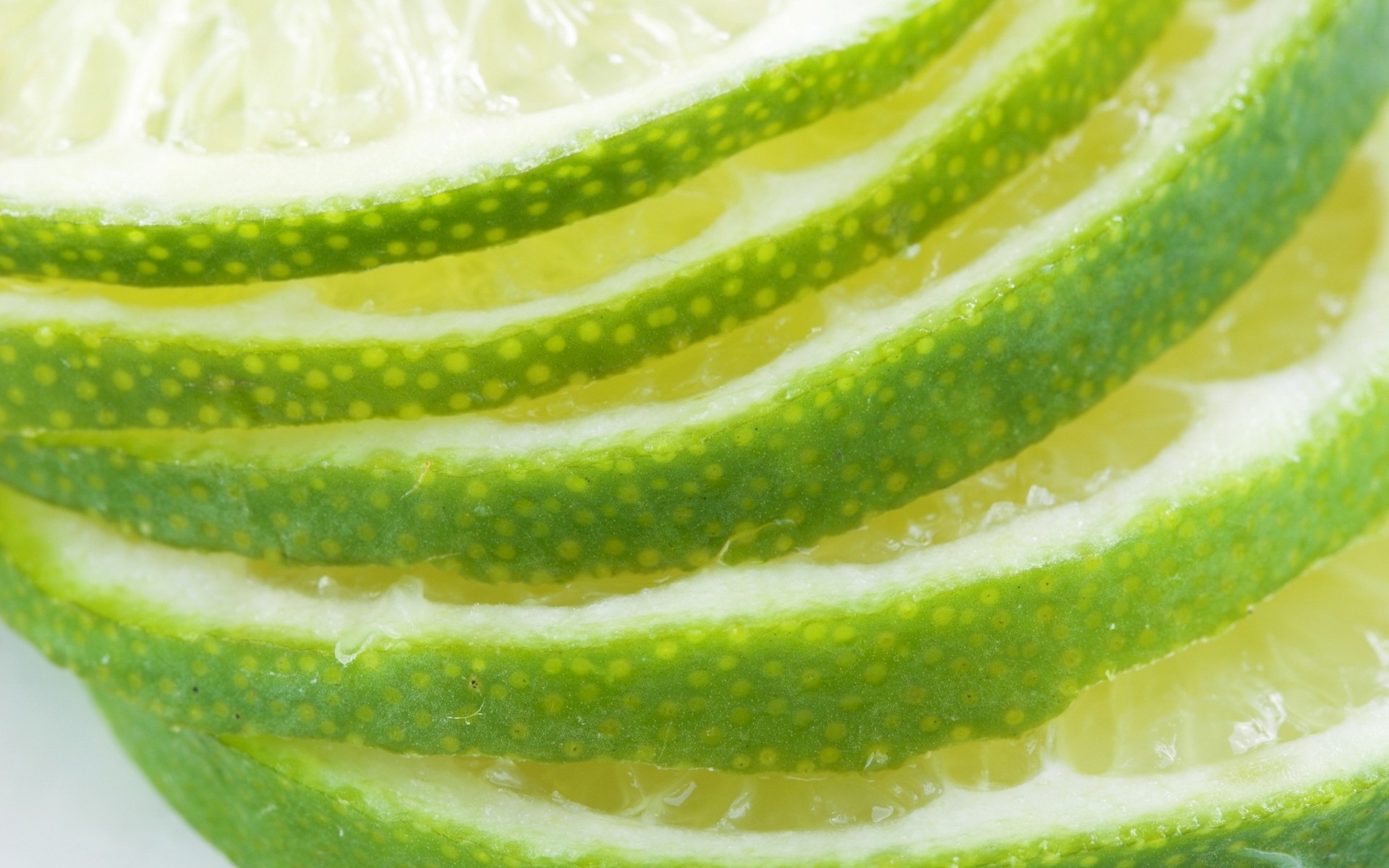Картинки Известь, ломтики, кусочки, кожура, фрукты, цитрусовые фото и обои на рабочий стол
