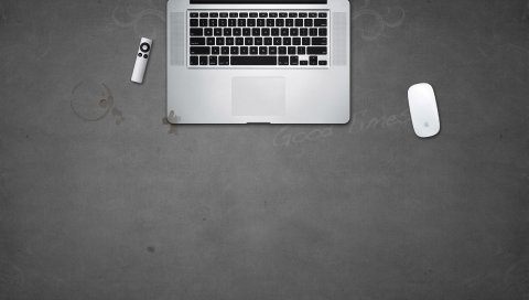 Mac, Apple, ноутбук, мышь, компьютер, белый, серый