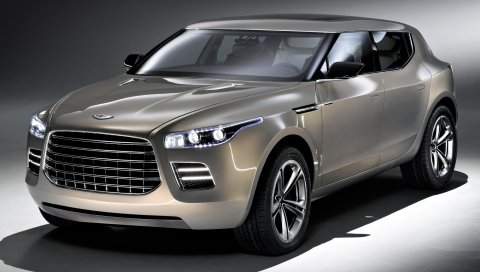 Aston martin, lagonda, 2009, серый металлик, вид спереди, концепт-кар, стиль, авто