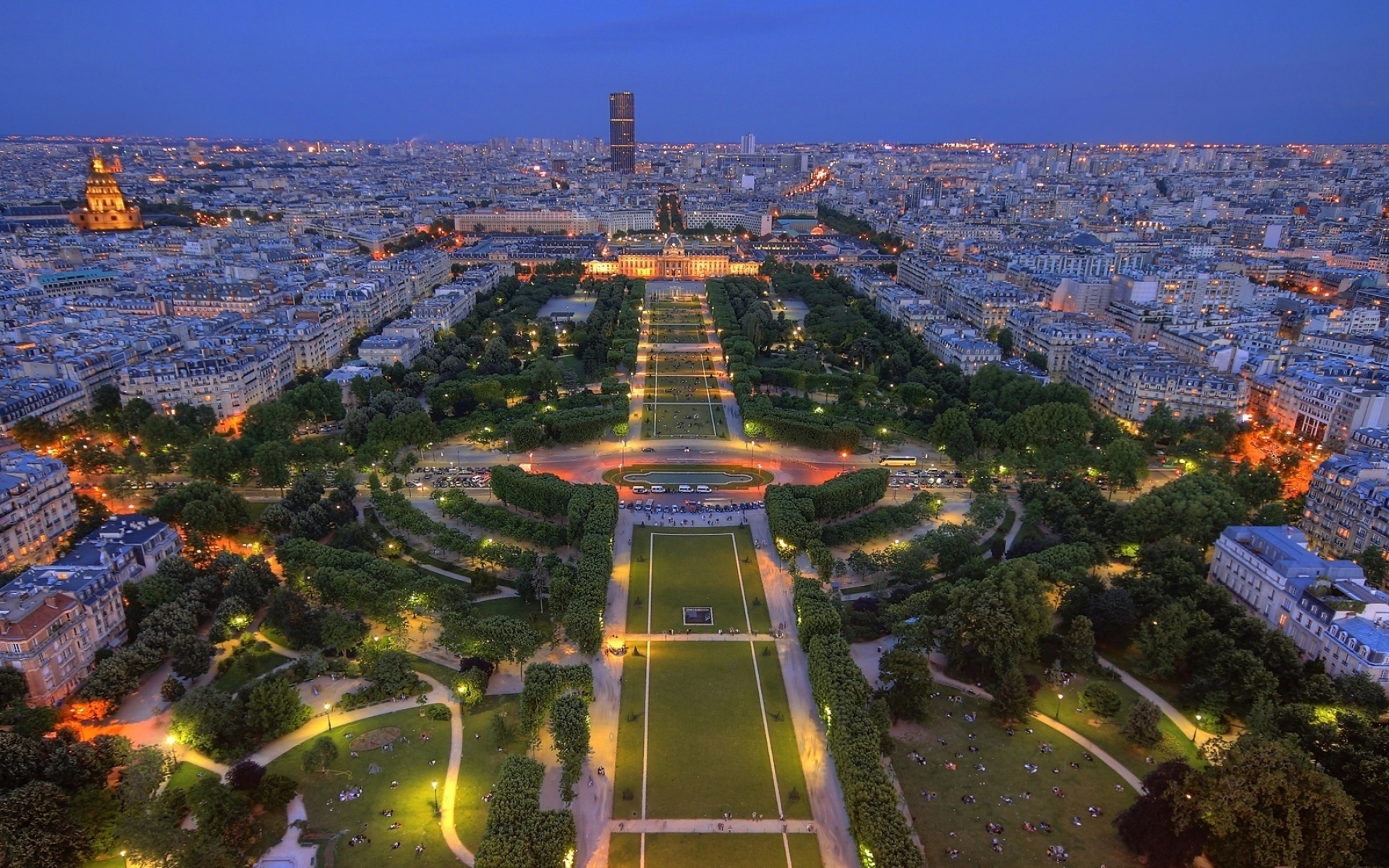 Картинки Франция, Париж, здание, стадион, парк, hdr фото и обои на рабочий стол