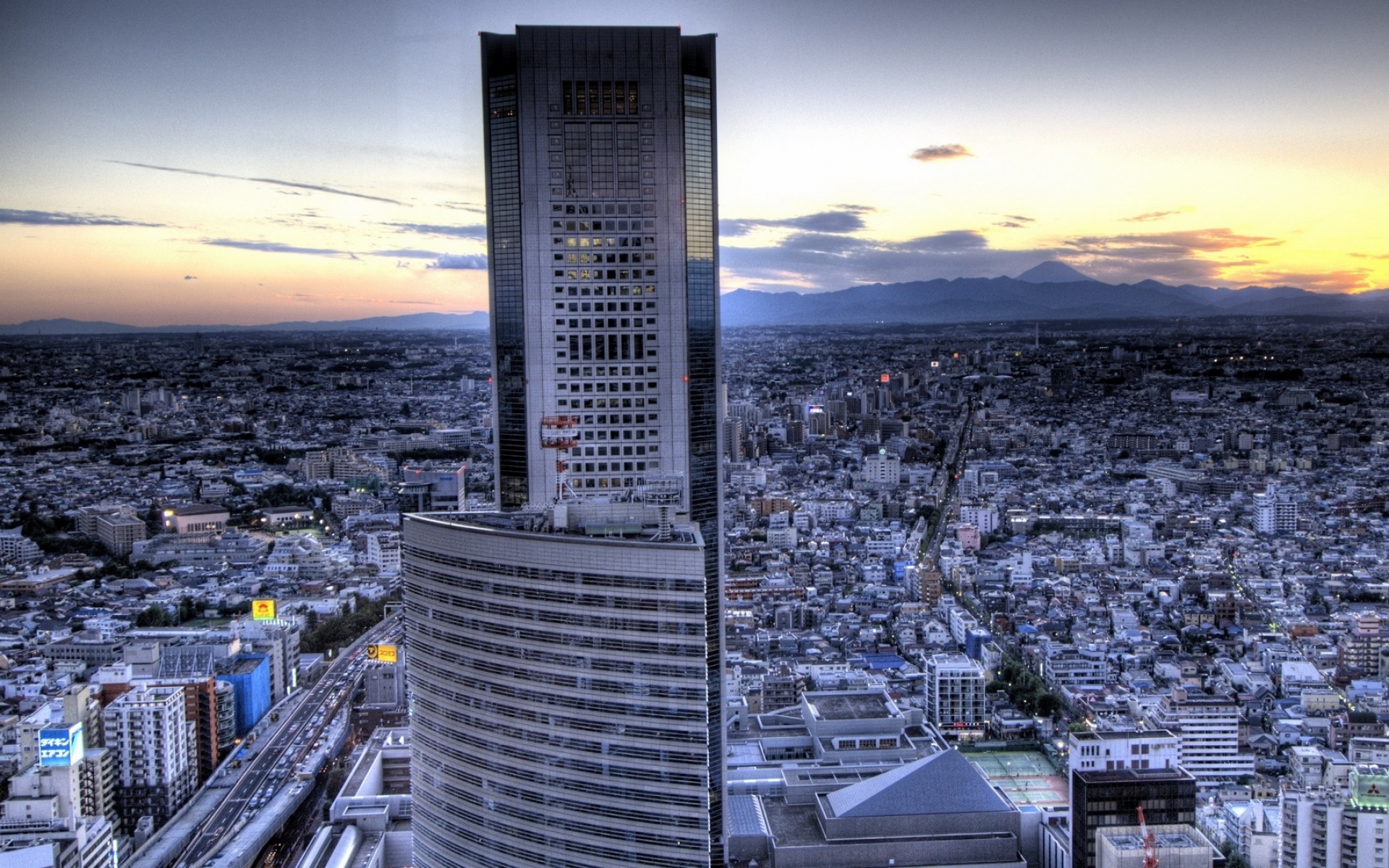 Картинки Токио, здание, небоскребы, hdr фото и обои на рабочий стол