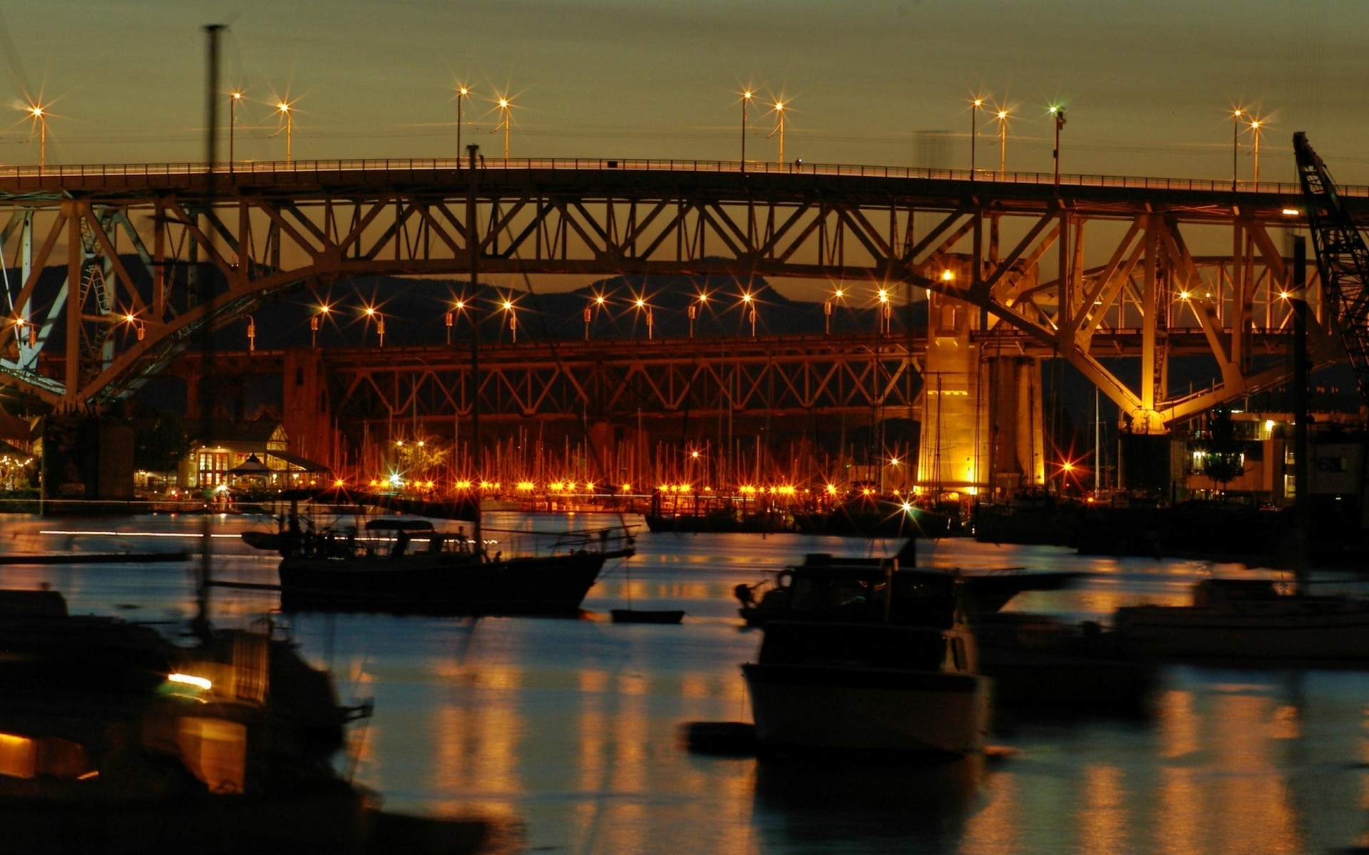 Картинки Сан - Франциско, мост, свет, река фото и обои на рабочий стол