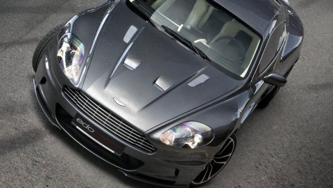 Aston martin, dbs, 2010, серый, вид сверху, стиль, авто