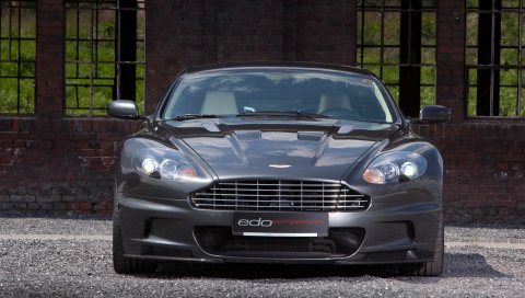 Aston martin, dbs, 2010, серый, вид спереди, спорт