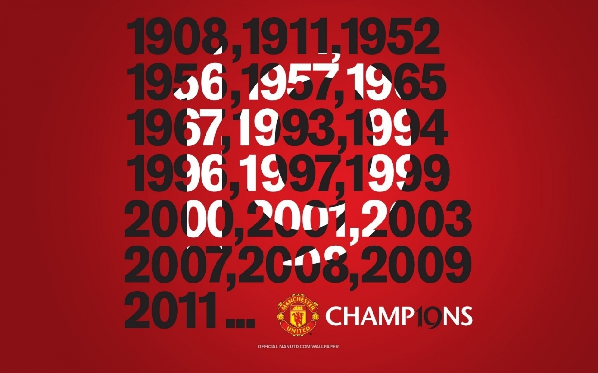 Картинки Manchester united, чемпионы, год, эмблема фото и обои на рабочий стол
