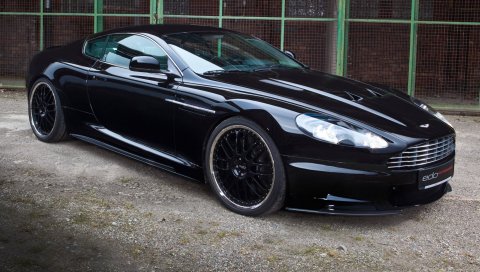 Aston martin, dbs, 2010, черный, вид сбоку, спорт, авто