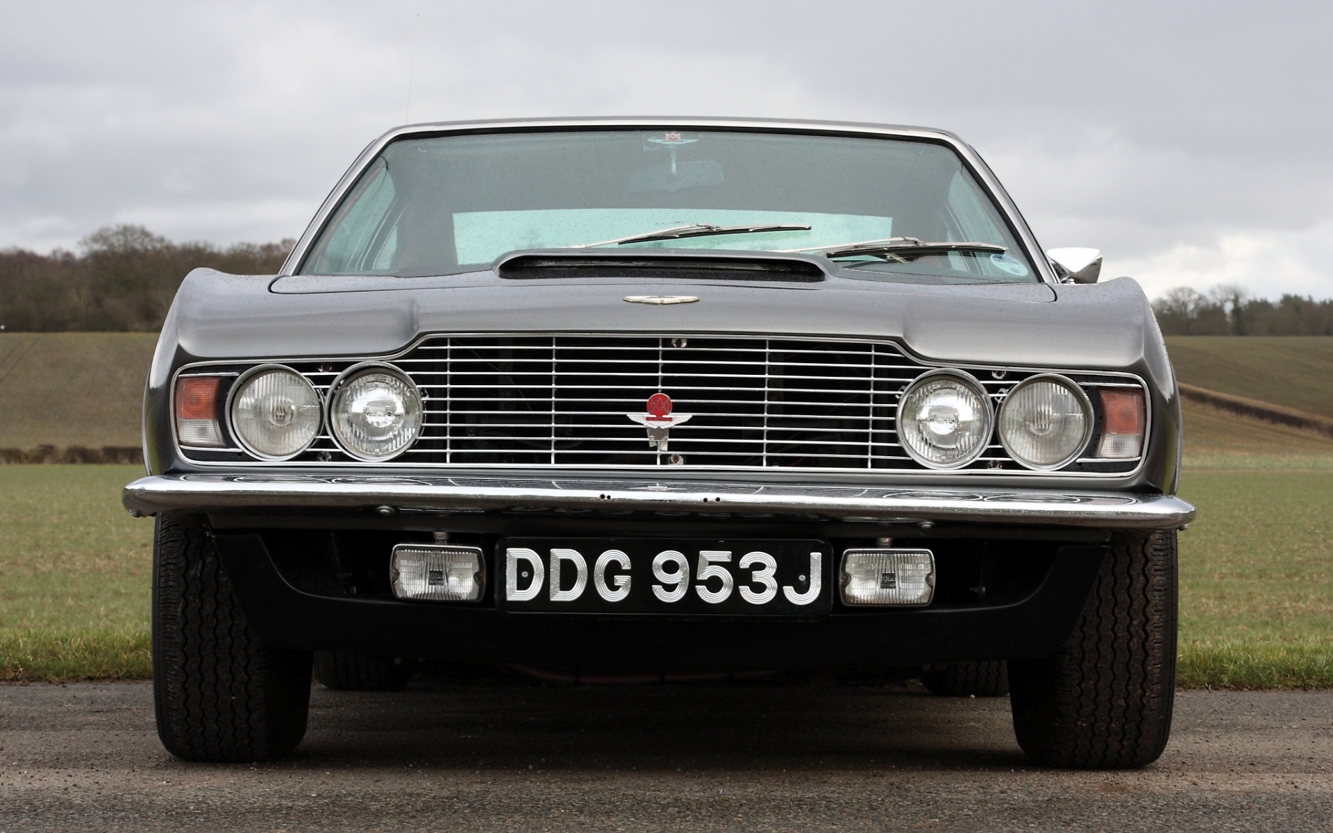 Картинки Aston martin dbs, v8, 1969, серый, вид спереди, ретро, ??авто фото и обои на рабочий стол
