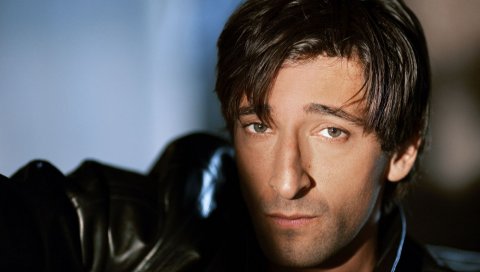 Adrien brody, брюнетка, лицо, щетина, глаза, тень