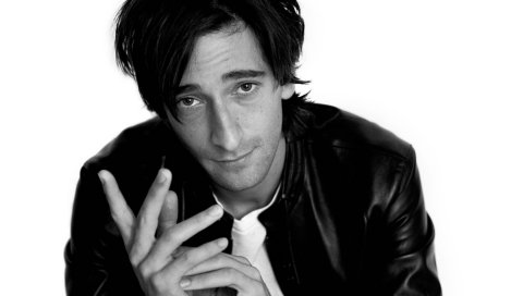 Adrien brody, брюнетка, длинношерстная, знаменитость, черный белый